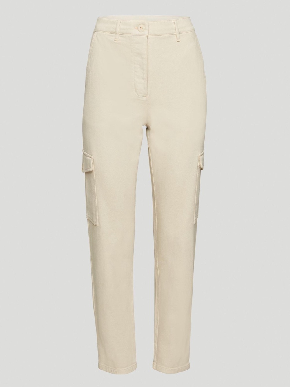 Aritzia Wilfred Free Modern Cargo Pant - Birch White/ Cream Trousers